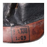 Helm M 1896 f&uuml;r Mannschaften der Infanterie mit &Uuml;berzug