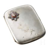 Dragoner-Regiment &bdquo;K&ouml;nig" (2. W&uuml;rttembergisches) Nr. 26 - silbernes Zigarettenetui
