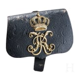 Kartuschkasten f&uuml;r Offiziere der w&uuml;rttembergischen Kavallerie, um 1900