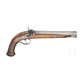 Ein Paar Perkussionspistolen, Frankreich, um 1840