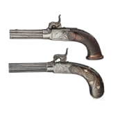 Zwei Perkussionsterzerole, London um 1840