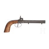 Drei Perkussionsterzerole, deutsch, um 1840