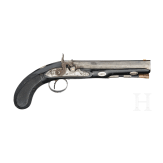 Schwere Perkussionspistole, Manton in London, um 1860