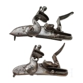 Two German military flintlocks, 18th/19th century