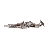 Hunting wheel lock, collector's item from the historicism period in the style of circa 1650