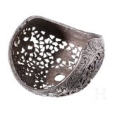 A pierced buttcap of an Italian flintlock pistol, ca. 1680