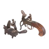 Two flintlock lighters, 18th century