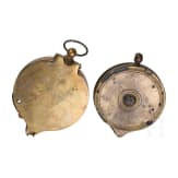 Two percussion cap dispensers, circa 1850/60