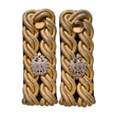 A pair of shoulder board for a forest official in Alsace Lorraine
