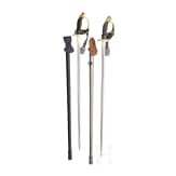 Two small-swords M 1889 for officers of the infantry