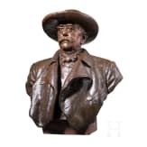 Otto von Bismarck (1815 - 1898) - a portrait bust with hat