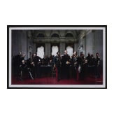 Anton von Werner (1843 - 1915) - a study of his painting "Der Kongress zu Berlin", 1878