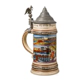 A reservist mug of Reservist Prauls of the 4th Company of the Railway Regiment No. 2 in Berlin-Sch&ouml;neberg, 1910-12