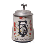 A reservist mug of the "Telegraphen-Bataillon Nr. 4"