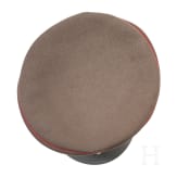 A field-grey visor cap for officers of the Prussian army