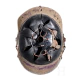 A felt helmet for enlisted men of the infantry, circa 1915