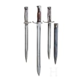 Three German bayonets
