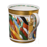 A patriotic KPM porcelain cup with Victoria in the Quadriga, ca. 1915/16