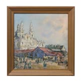 Arthur Illies (1870 - 1952) &ndash; The Market Square in Pinsk, circa 1916