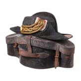 A bicorne for officers of the Imperial Navy with its case