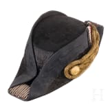 A bicorne for officers of the Imperial Navy with its case