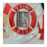A silk embroidery "In memory of my service", Tsingtau, 1906 - 1909