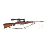 A repeating rifle rebuilt from a Carcano Mod. 1938, with Zeiss scope