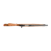A Weatherby Mark V, with Zeiss scope