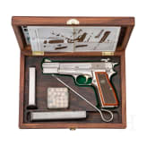An FN Mod. High Power "Sport", stainless, in case