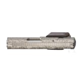 An FN Mod. Baby with "Renaissance" factory engraving, nickel, in leather case, 379 of 1000
