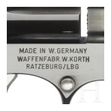A Korth Series 22 Target Revolver