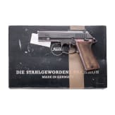 A Korth pistol, SN P096, in box