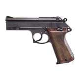 A Korth pistol, SN P096, in box