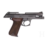 A Korth pistol, SN P096, in box