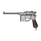 Mauser Mod. C 96 "Conehammer", mit Anschlagkasten, aus dem Besitz des legend&auml;ren Arch&auml;ologen Robert Koldewey