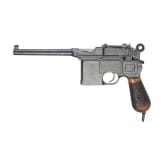 Mauser Mod. C96 Large Ring Hammer, mit nummerngleichem Kasten