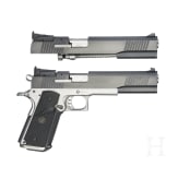 Peters Stahl Sportpistole, 6", .45Auto, mit Wechselsystem 9mmLuger