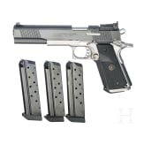 Peters Stahl Sportpistole, 6", .45Auto, mit Wechselsystem 9mmLuger