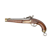 An M 1823/50 U-M cavalry percussion pistol