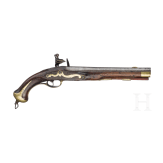 A Saxon cuirassier flintlock pistol M 1763