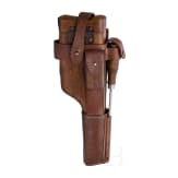 A Mauser C96 "Wartime Commercial" with shoulder stock