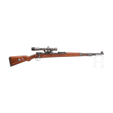 A Sniper rifle 98 k, code &bdquo;ce 42", with Russian &bdquo;PE" scope