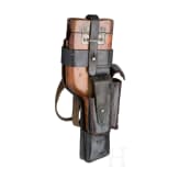 A Mauser Mod. C96 1932 ("Mod. 712"), with shoulder stock and leather harness