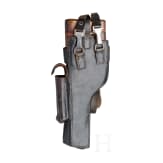 A Mauser Mod. C96 1932 ("Mod. 712"), with shoulder stock and leather harness
