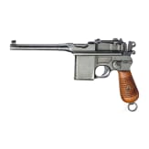 A Mauser Mod. C96 1932/712, with shoulder stock