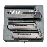 A cased Walther P38 conversion kit in .22lr