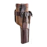A Mauser C96 shoulder stock with leather harness