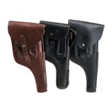 Three holsters for Mauser C96 Bolo
