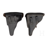 Two holsters for P 08 and P 38, Wehrmacht