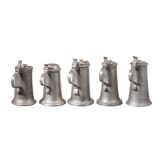 A group of 10 German and Swiss pewter jugs, ca. 1780 - 1830